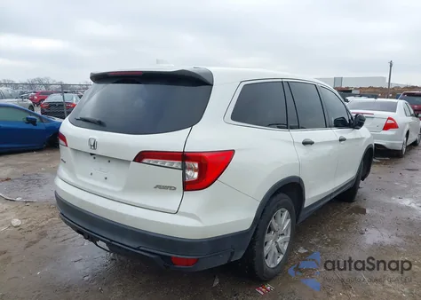 2019 Honda Pilot Lx from USA, damaged, VIN 5FNYF6H1XKB084026